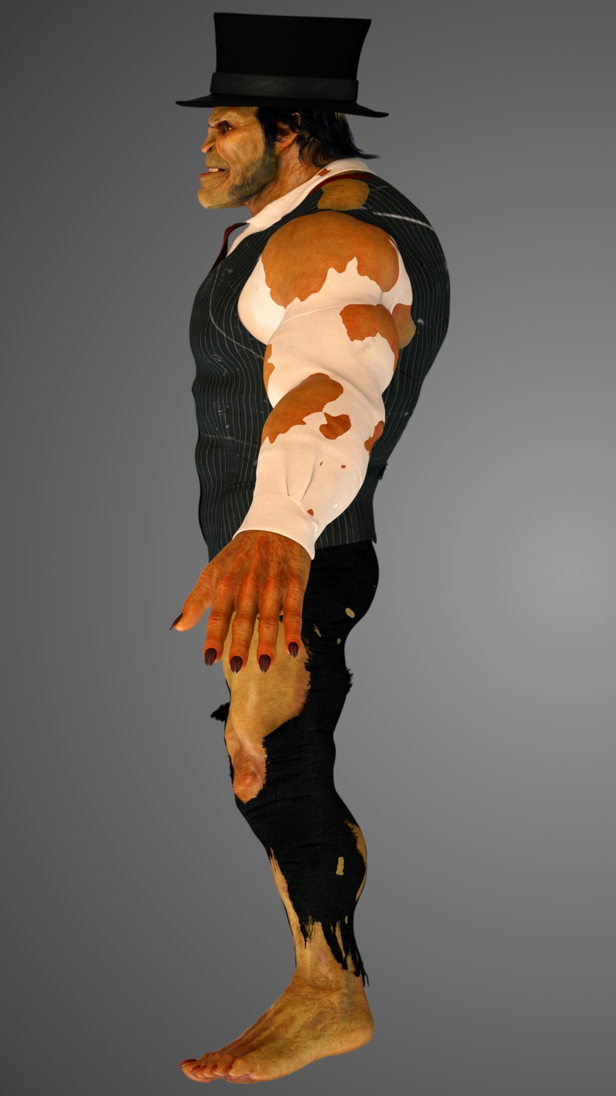 Mr Hyde - Dr Jekyll 3D model_7