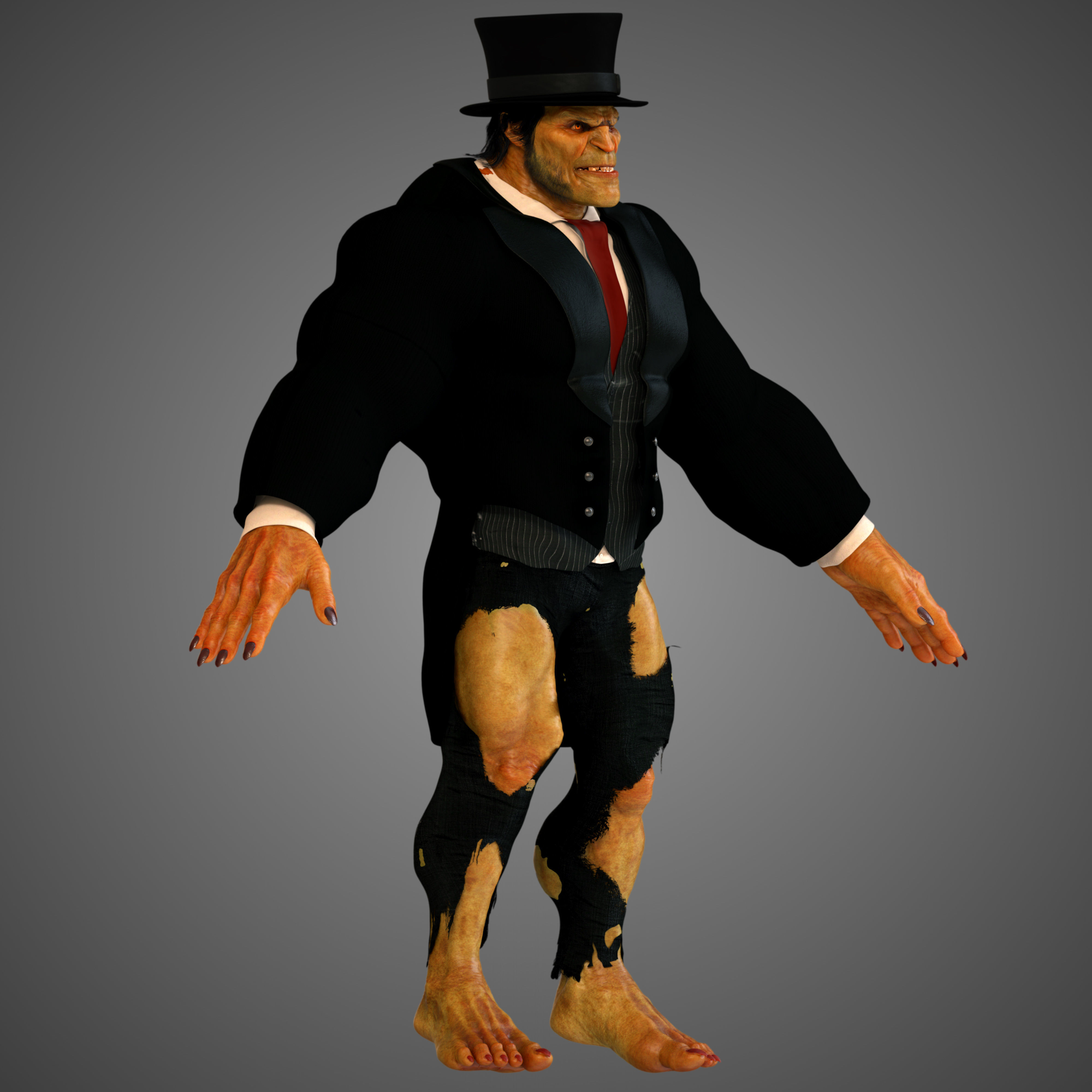 Mr Hyde - Dr Jekyll 3D model_4