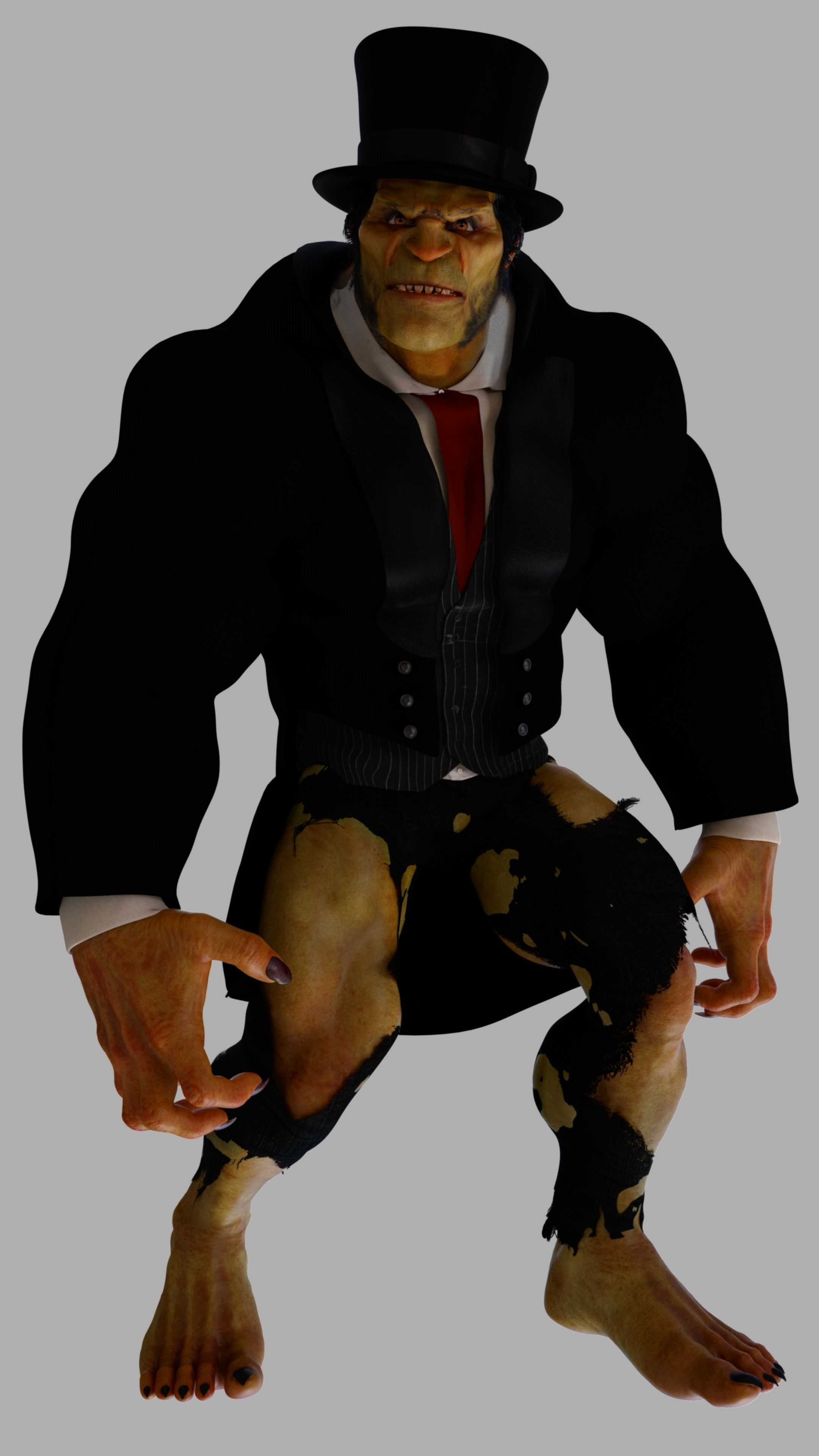 Mr Hyde - Dr Jekyll 3D model_12