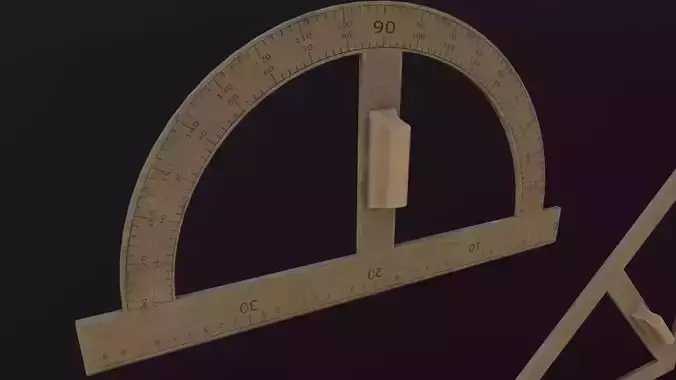 Set of old table ruler