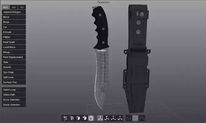 Knife with case