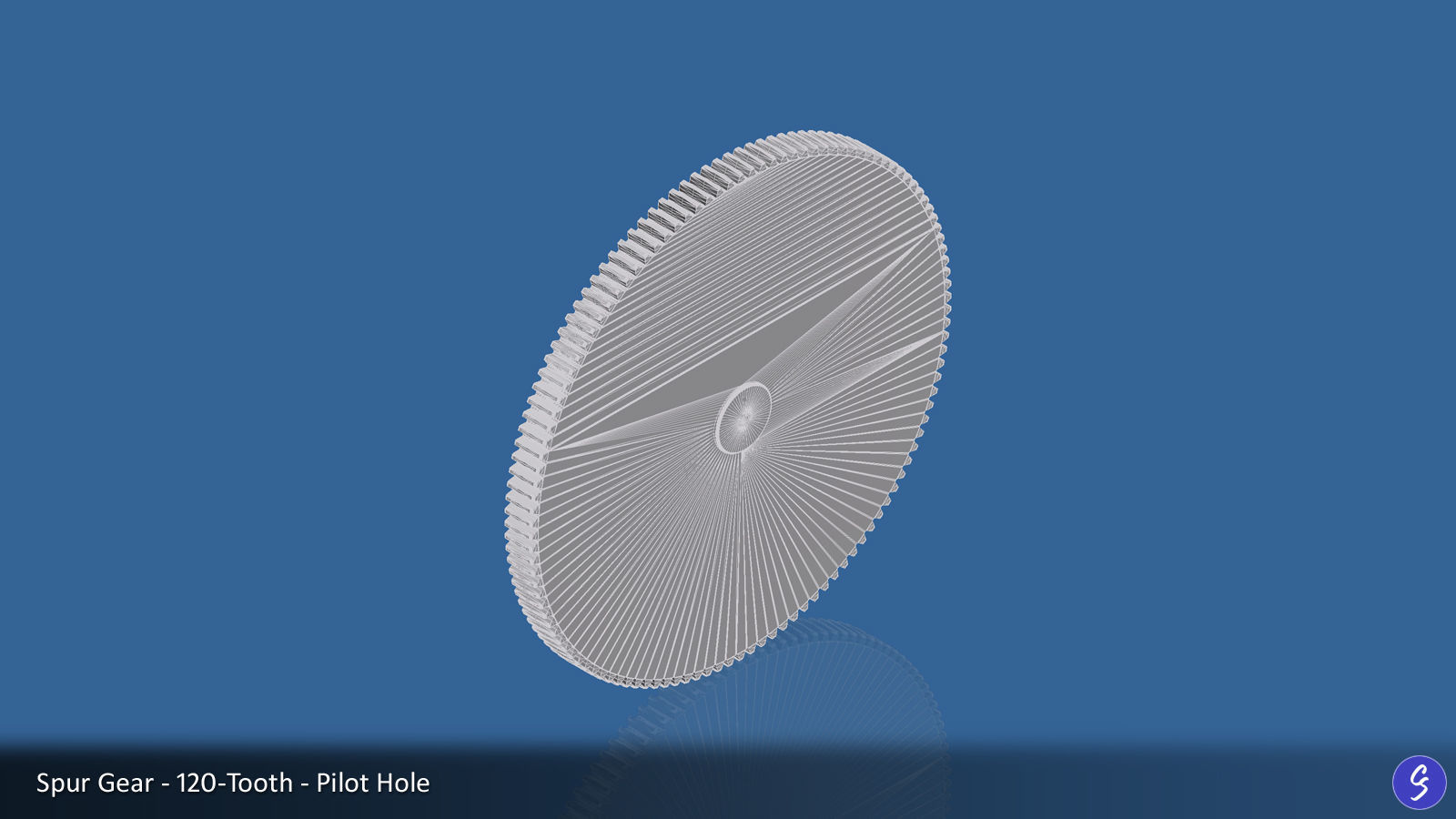 120-Tooth Spur Gear 03 3D print model_18
