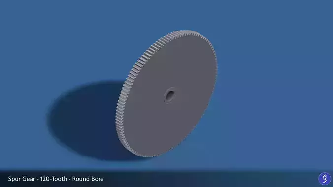 120-Tooth Spur Gear 03 3D print model