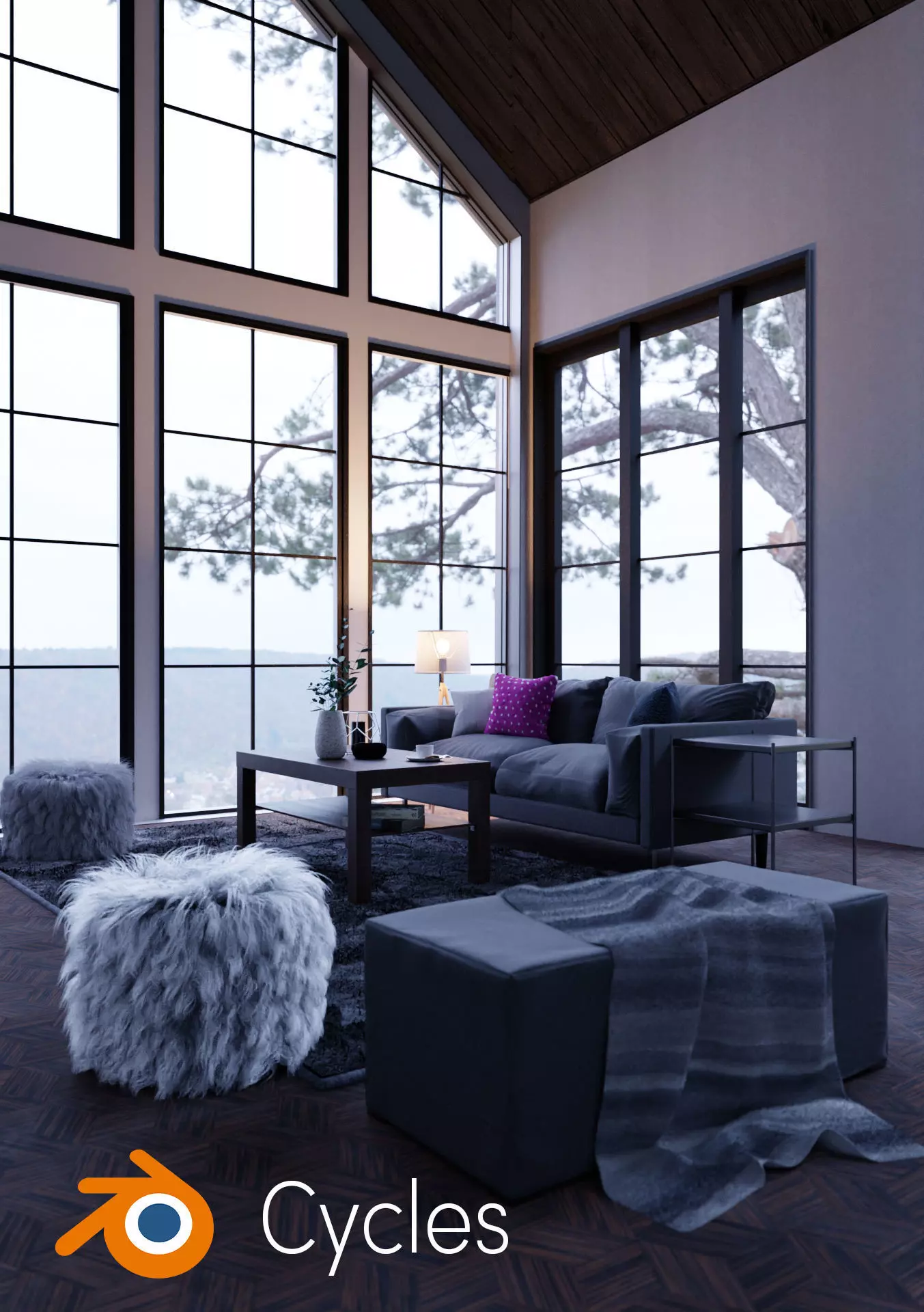 Living room 3D model_0