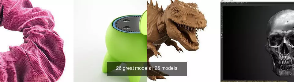 26 great models 3D Model Collection_0