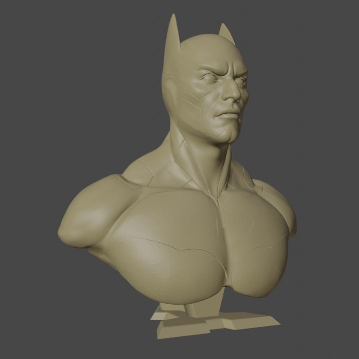 Batman beyond bust 3D print model_9