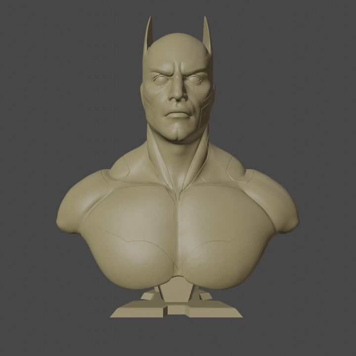 Batman beyond bust 3D print model_7