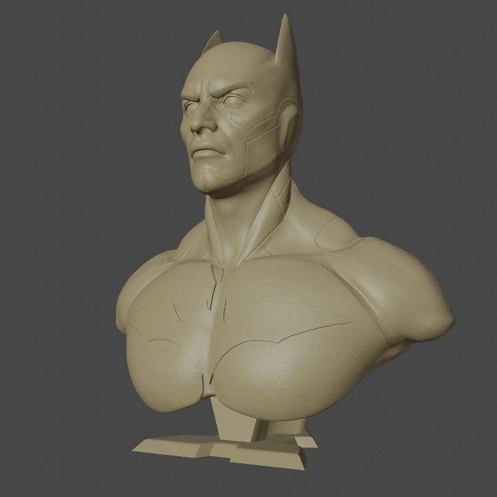 Batman beyond bust 3D print model_10