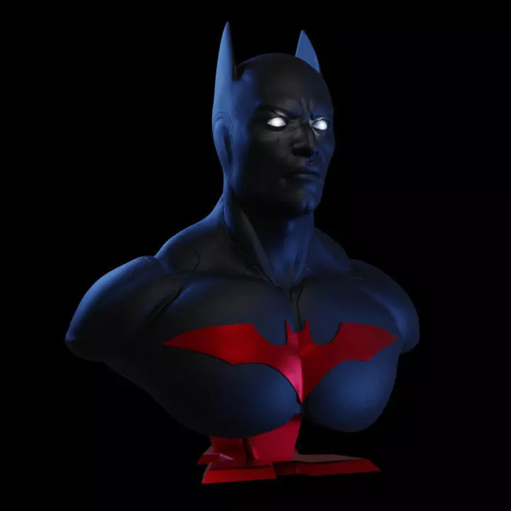 Batman beyond bust 3D print model_0