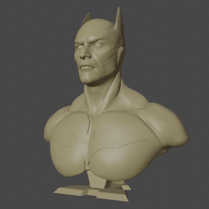 Batman beyond bust 3D print model_12