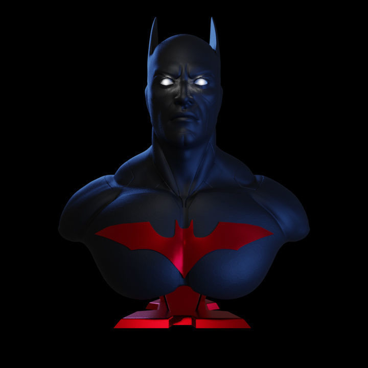 Batman beyond bust 3D print model_1