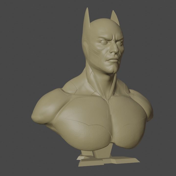 Batman beyond bust 3D print model_6