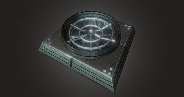 Animated Industrial Fan Low Poly Free low-poly 3D model_9