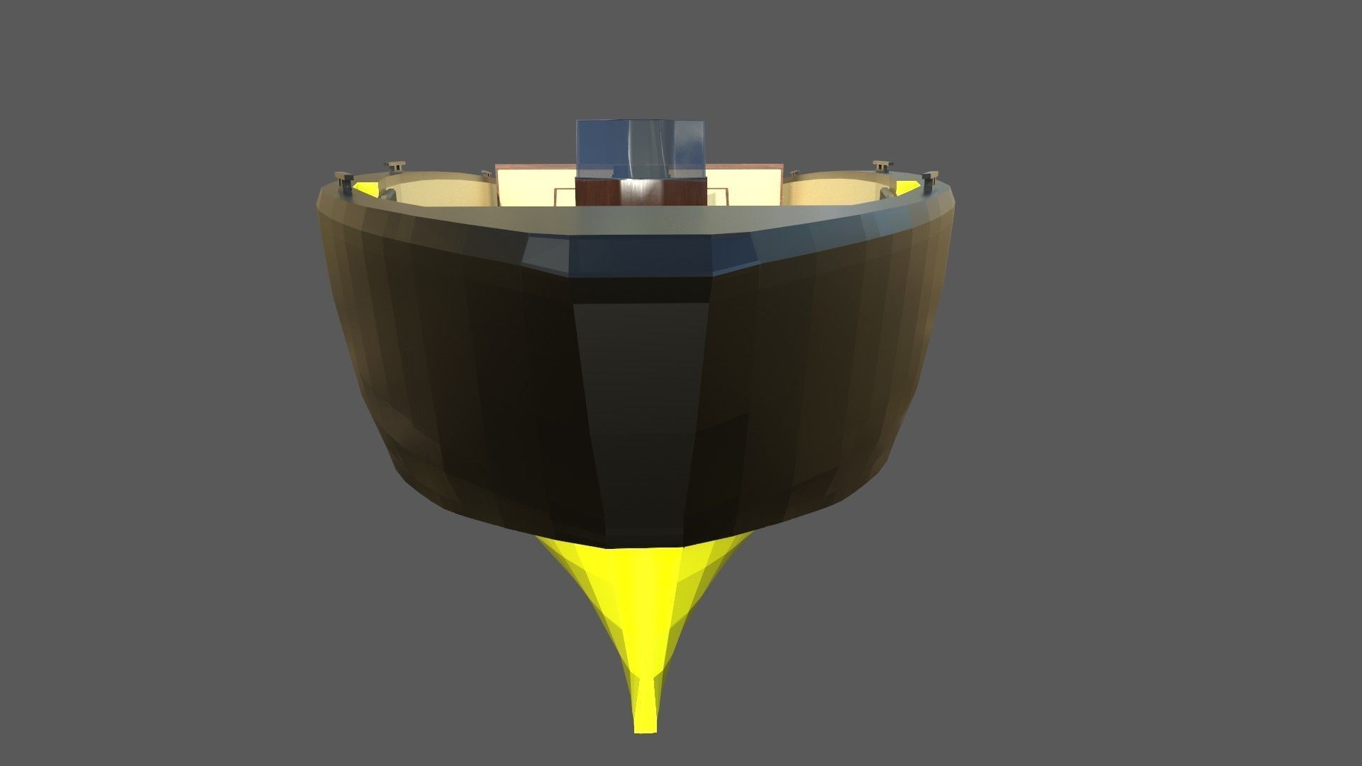 Speedboat Indomita II 3D model_6