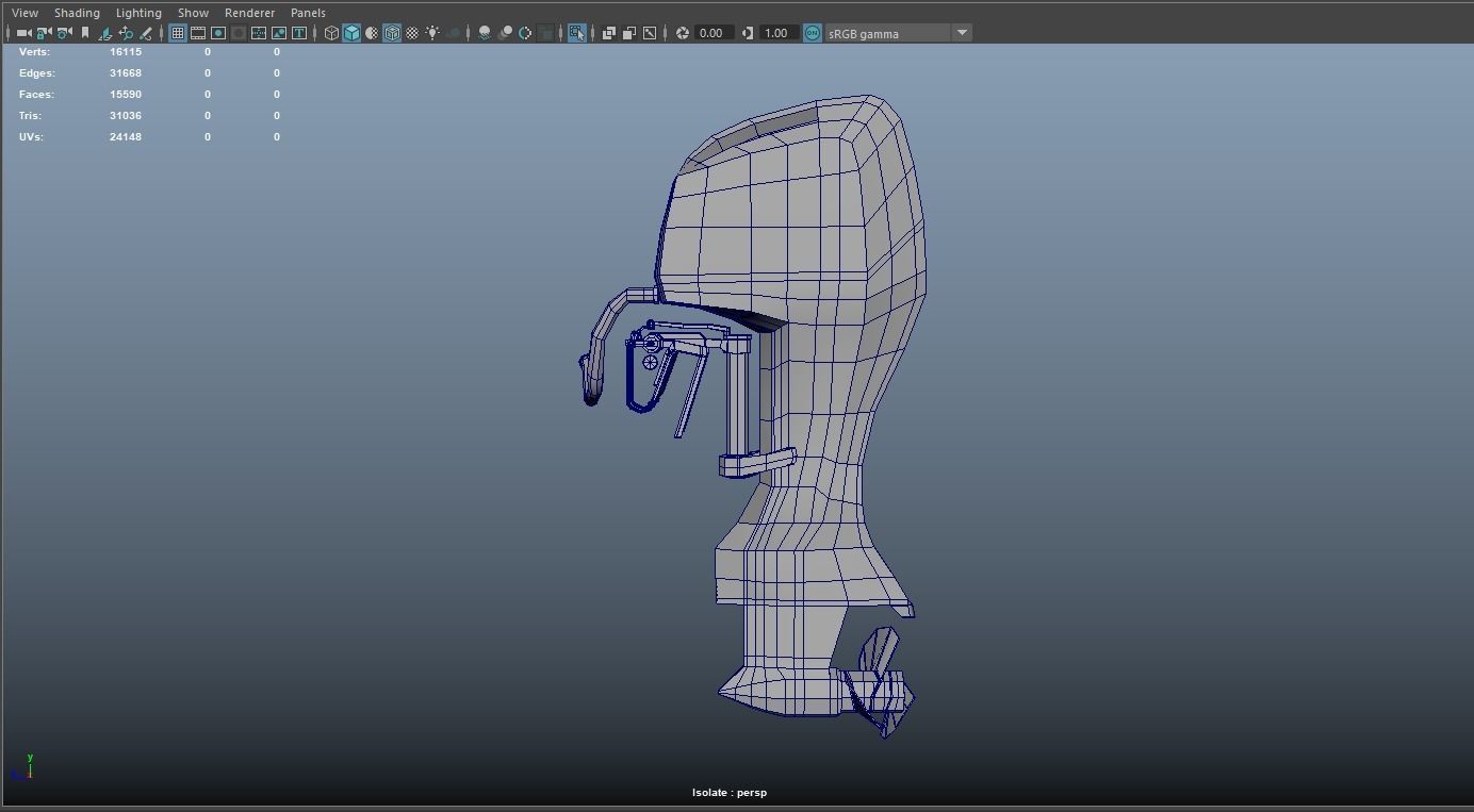 Speedboat Indomita II 3D model_17