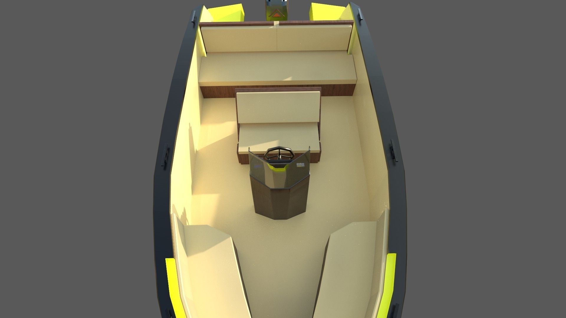 Speedboat Indomita II 3D model_10