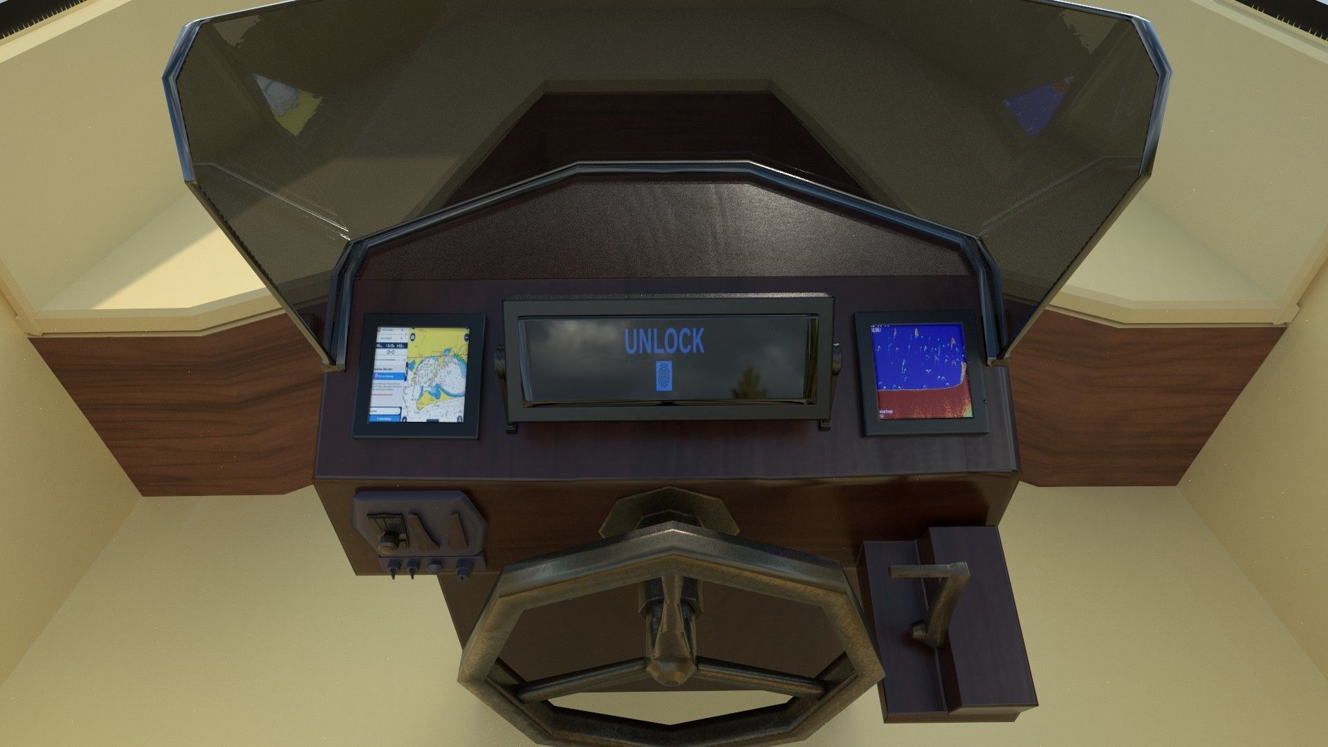 Speedboat Indomita II 3D model_13