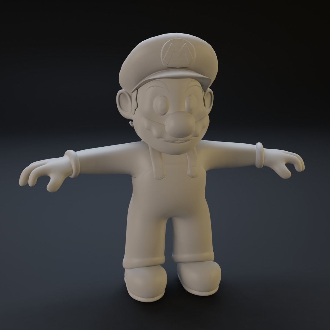 Super Mario Low-poly 3D model_8