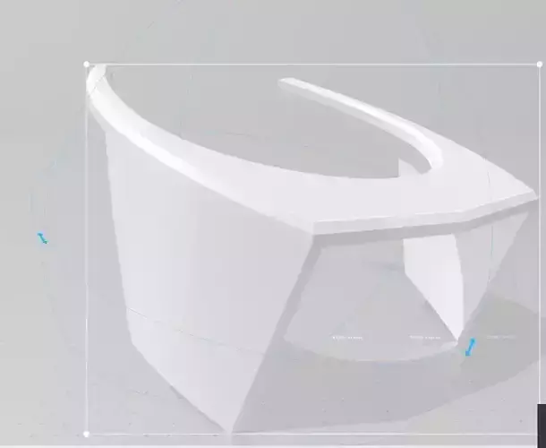 Animated Phase 1 Visor 3D print model
