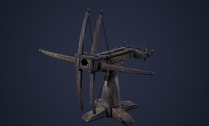 Ballista ball projectile Low-poly 3D model