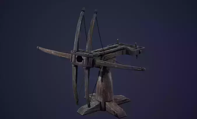 Ballista ball projectile Low-poly 3D model
