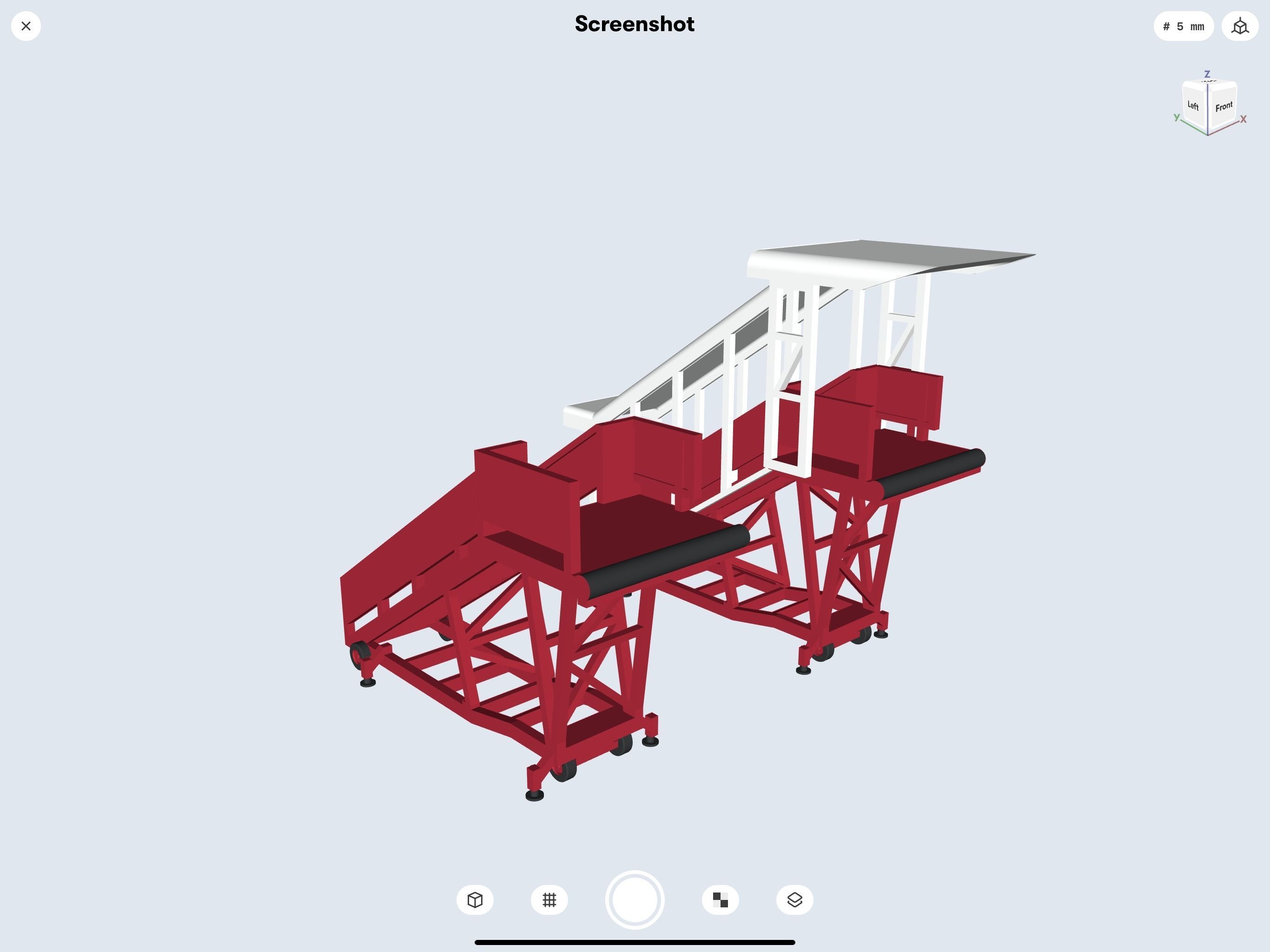 A320 boarding step 3D print model_5