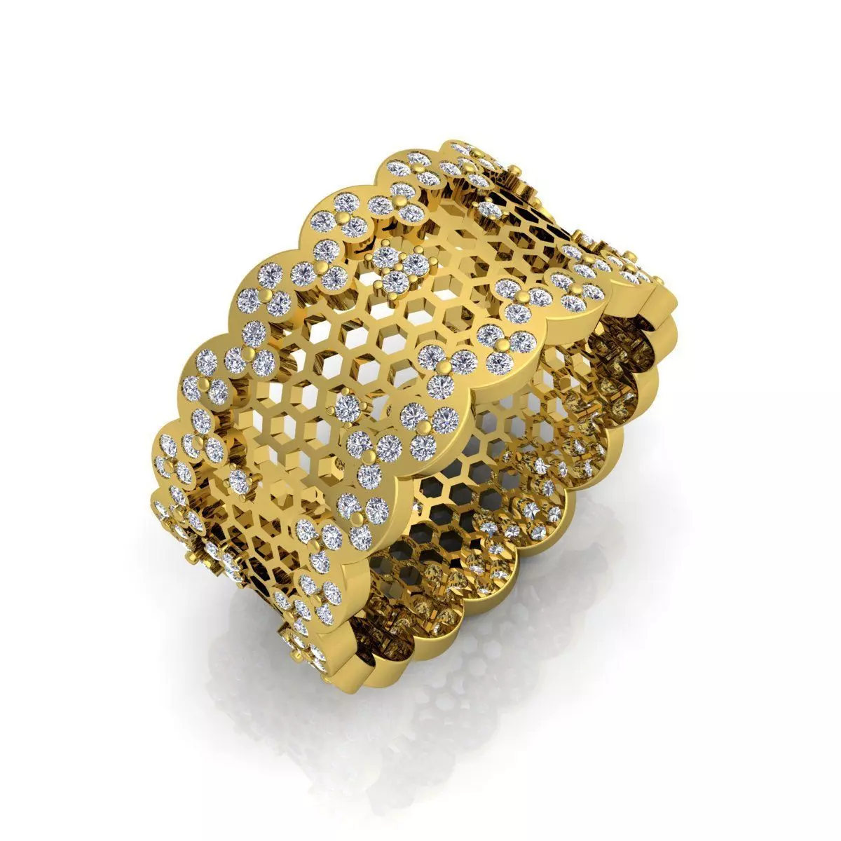 Fancy Style Ring  3D print model_0
