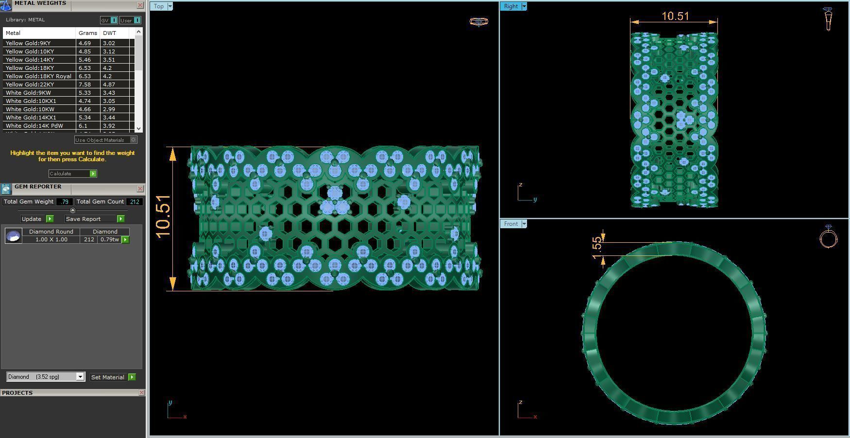 Fancy Style Ring  3D print model_10