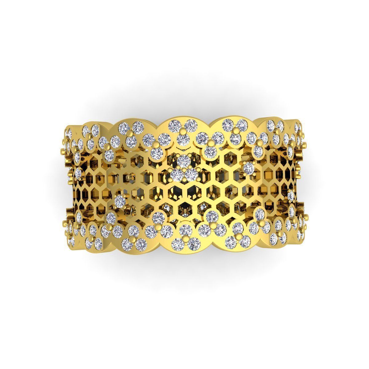 Fancy Style Ring  3D print model_5