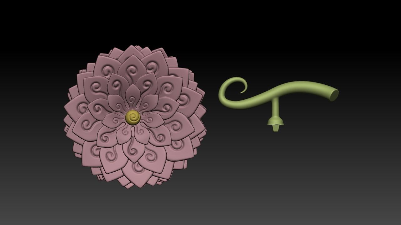 Hana Hana  no Mi  One Piece Devil Fruit 3D print model_19