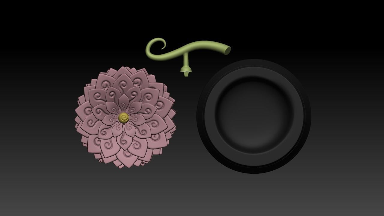 Hana Hana  no Mi  One Piece Devil Fruit 3D print model_18