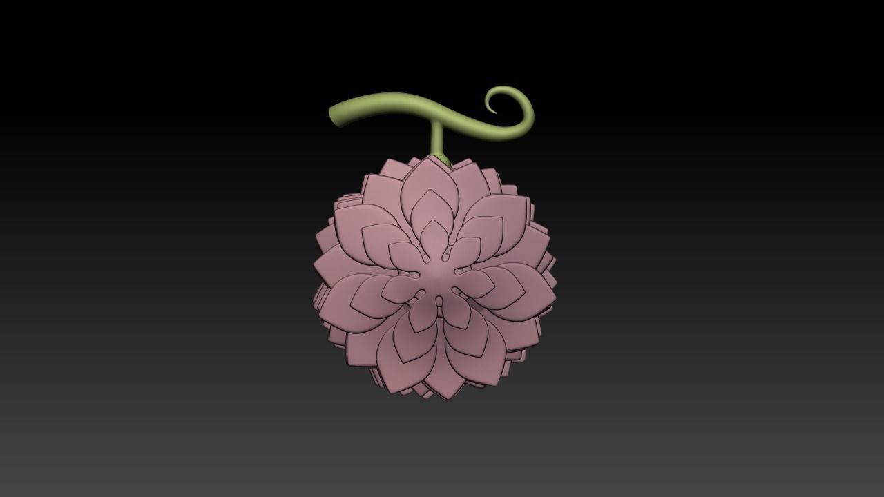 Hana Hana  no Mi  One Piece Devil Fruit 3D print model_4