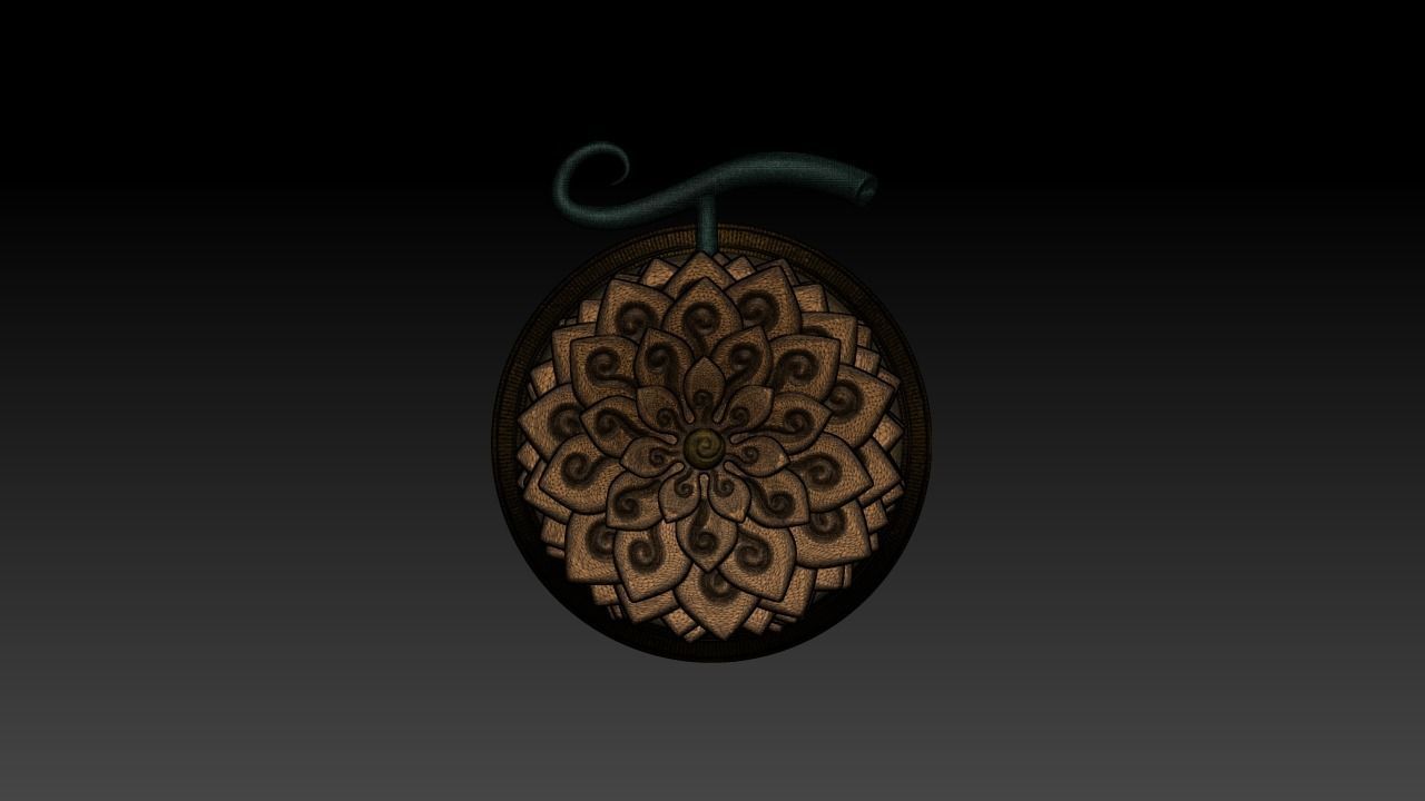 Hana Hana  no Mi  One Piece Devil Fruit 3D print model_9