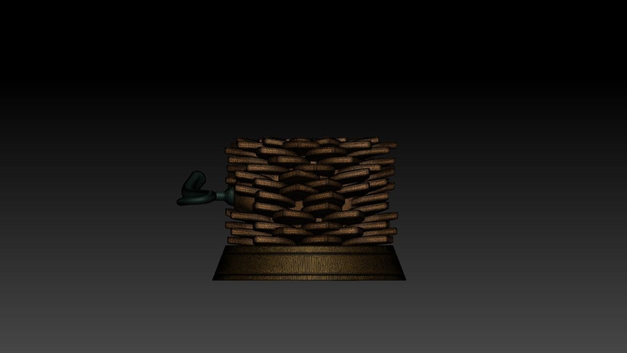 Hana Hana  no Mi  One Piece Devil Fruit 3D print model_11