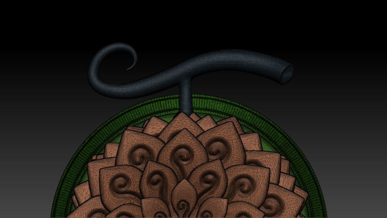 Hana Hana  no Mi  One Piece Devil Fruit 3D print model_24