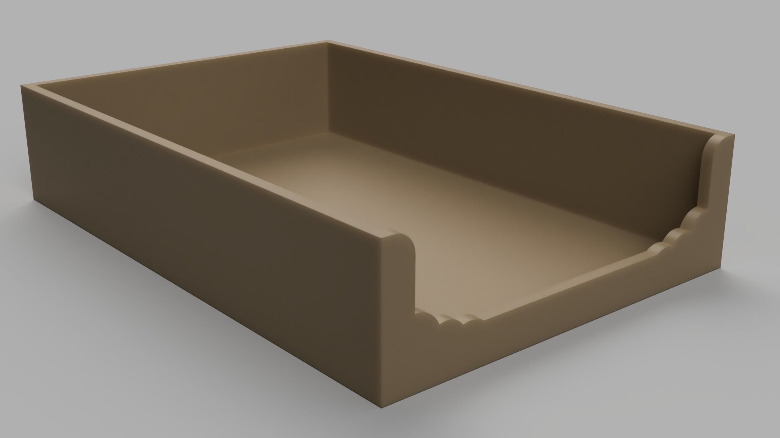 Sponge Tray Holder for kitchen or counter top 3D print model_3