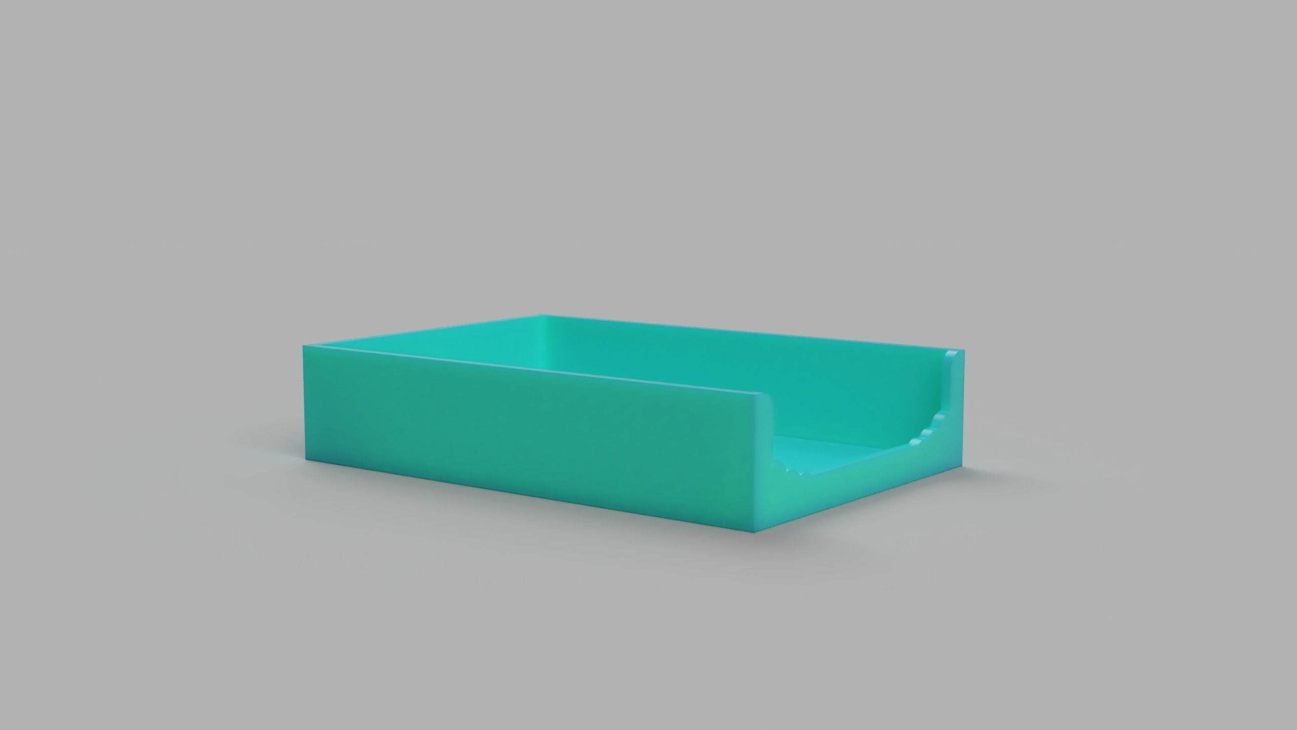 Sponge Tray Holder for kitchen or counter top 3D print model_6