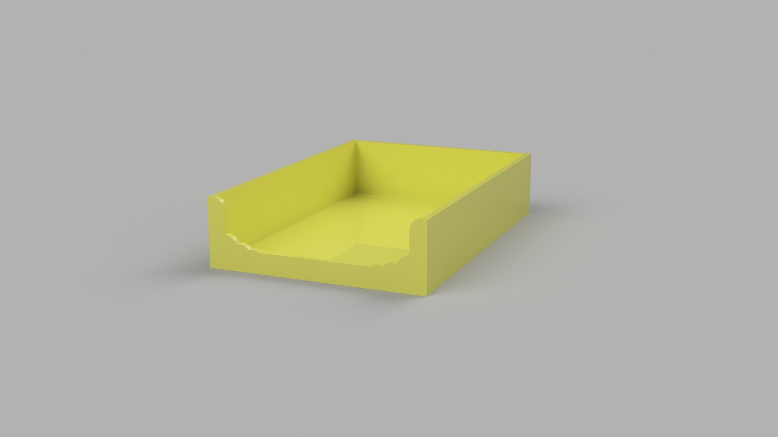 Sponge Tray Holder for kitchen or counter top 3D print model_10