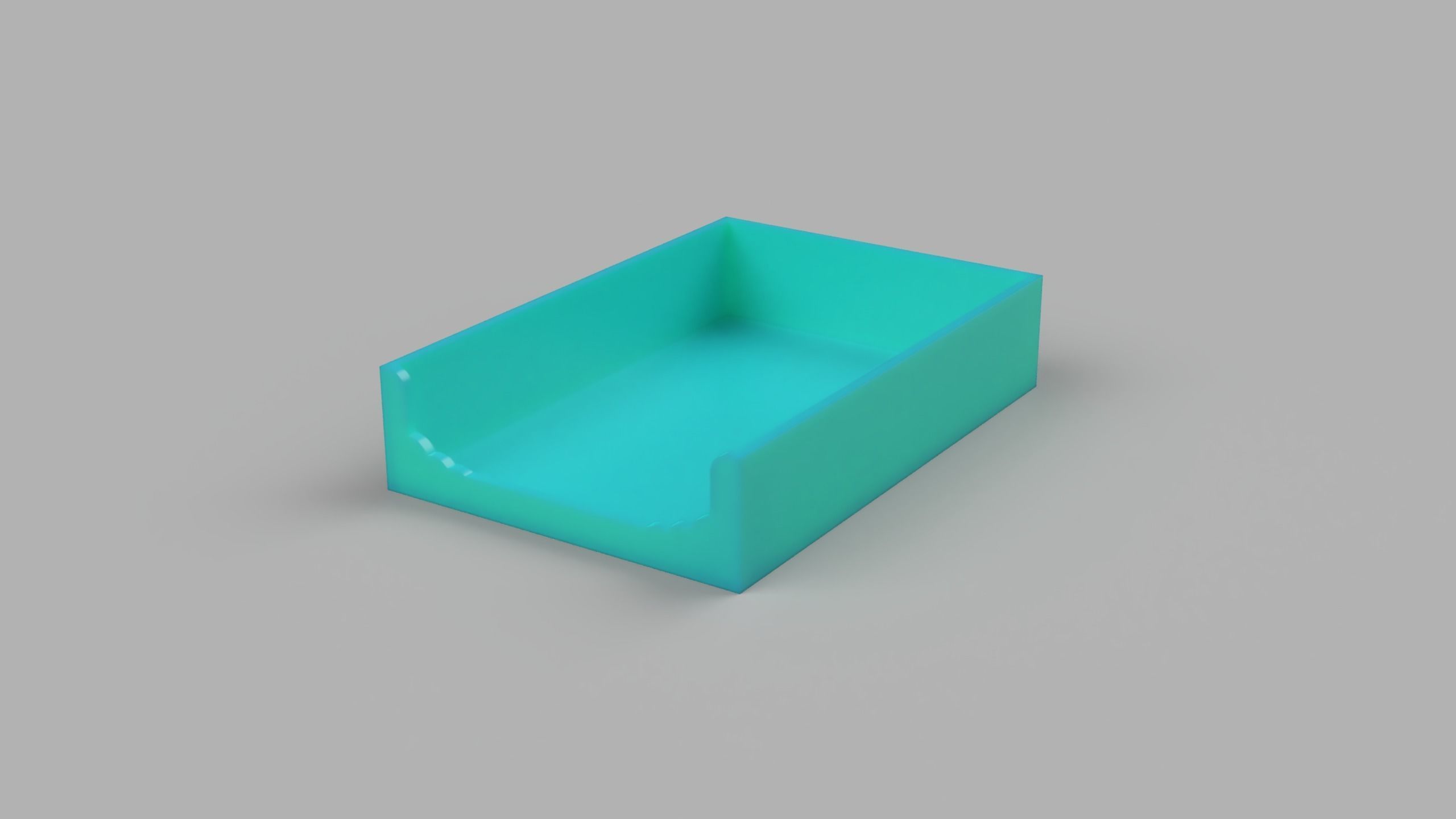 Sponge Tray Holder for kitchen or counter top 3D print model_7