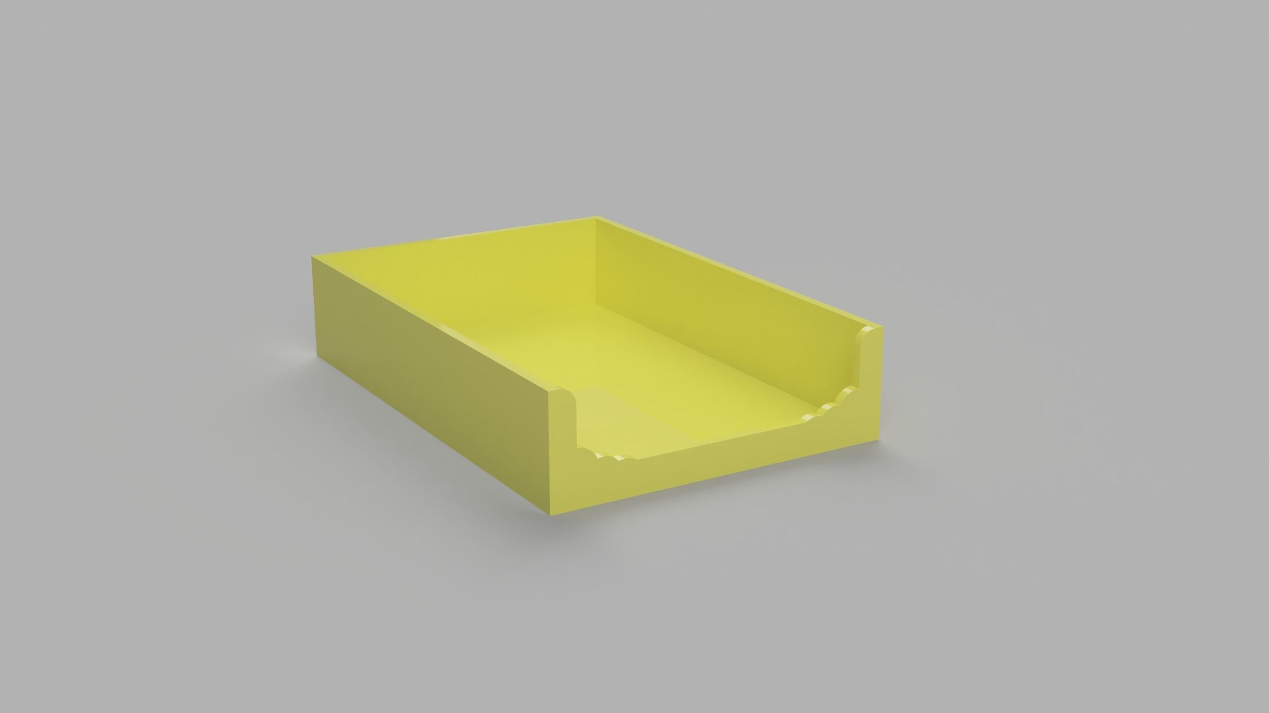 Sponge Tray Holder for kitchen or counter top 3D print model_8