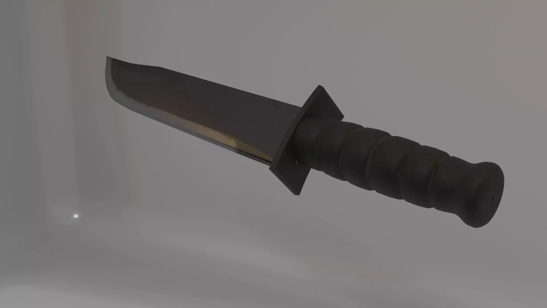 Army knife Low-poly 3D model_0