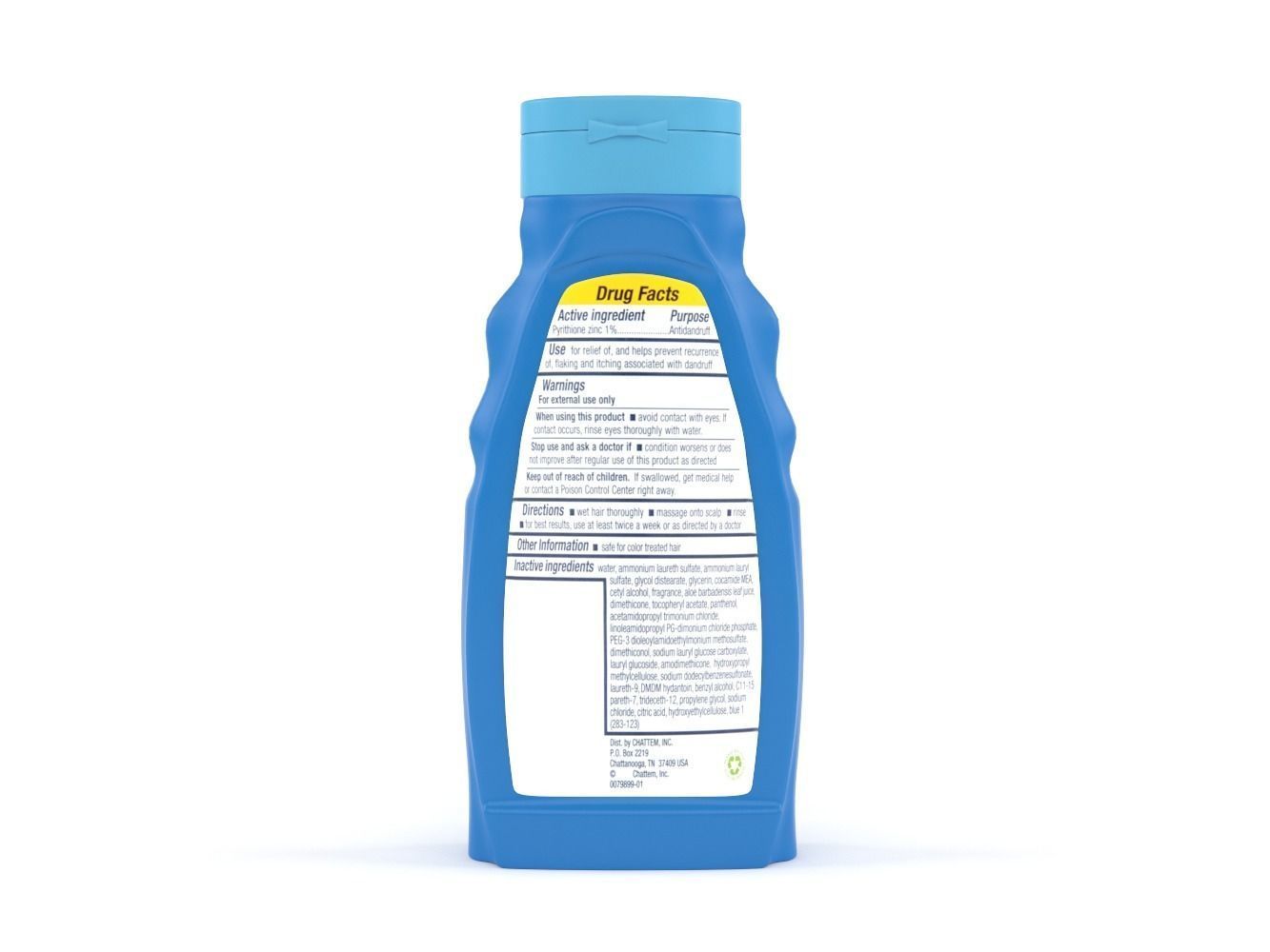 Selsun Blue Dandruff Shampoo 3D model_5