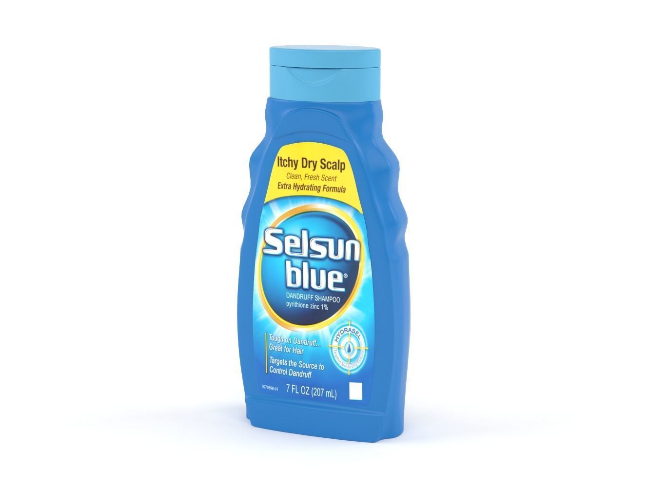 Selsun Blue Dandruff Shampoo 3D model_6
