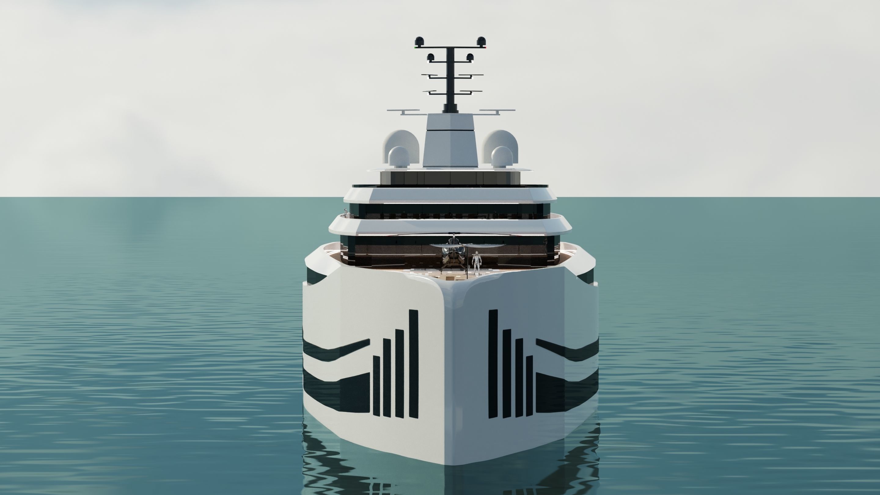 Mega Yacht -Vortex- 3D model_1