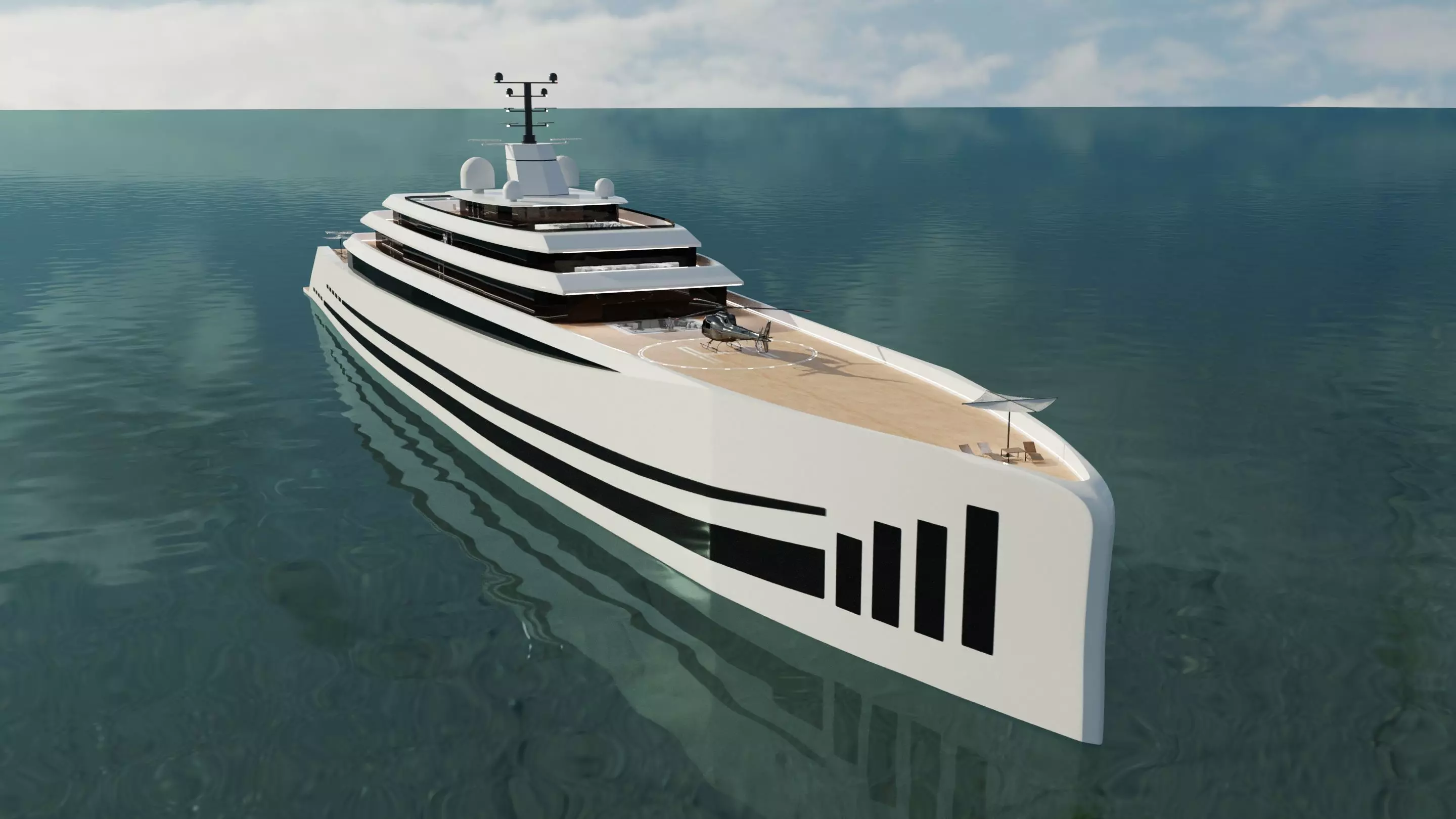 Mega Yacht -Vortex- 3D model_0