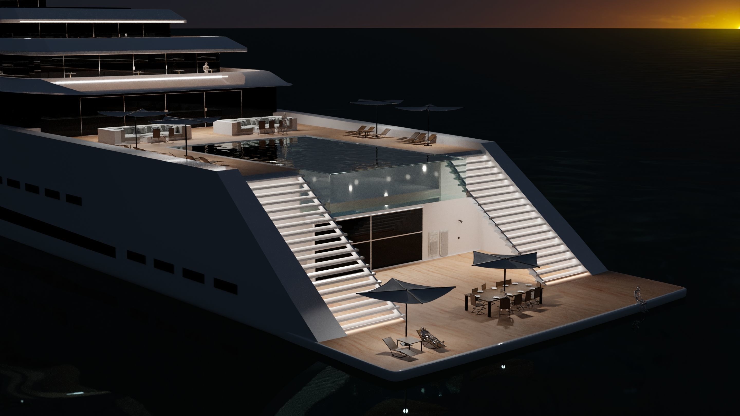 Mega Yacht -Vortex- 3D model_7