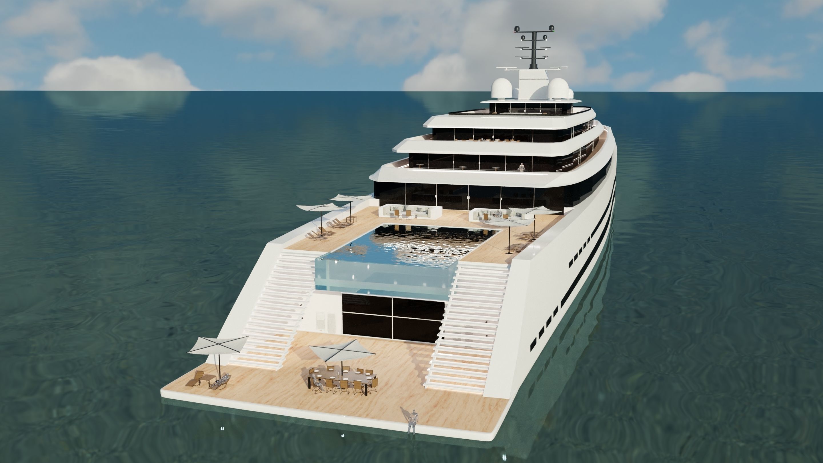 Mega Yacht -Vortex- 3D model_2