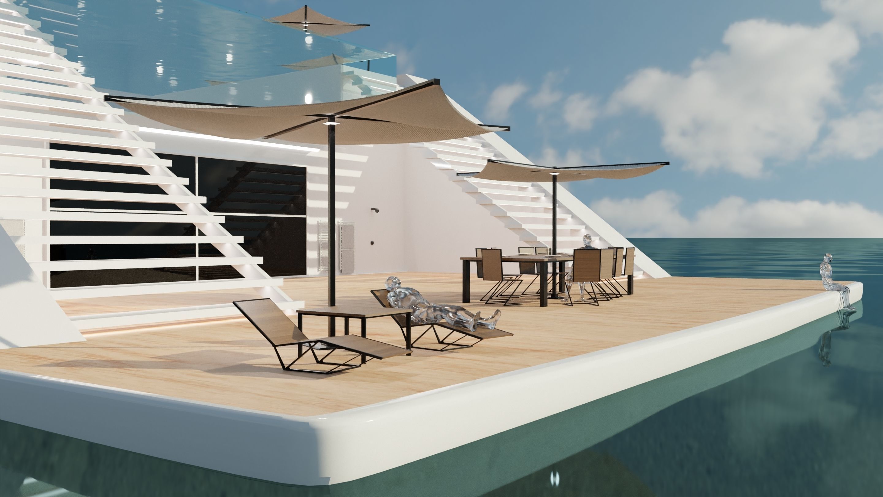 Mega Yacht -Vortex- 3D model_4