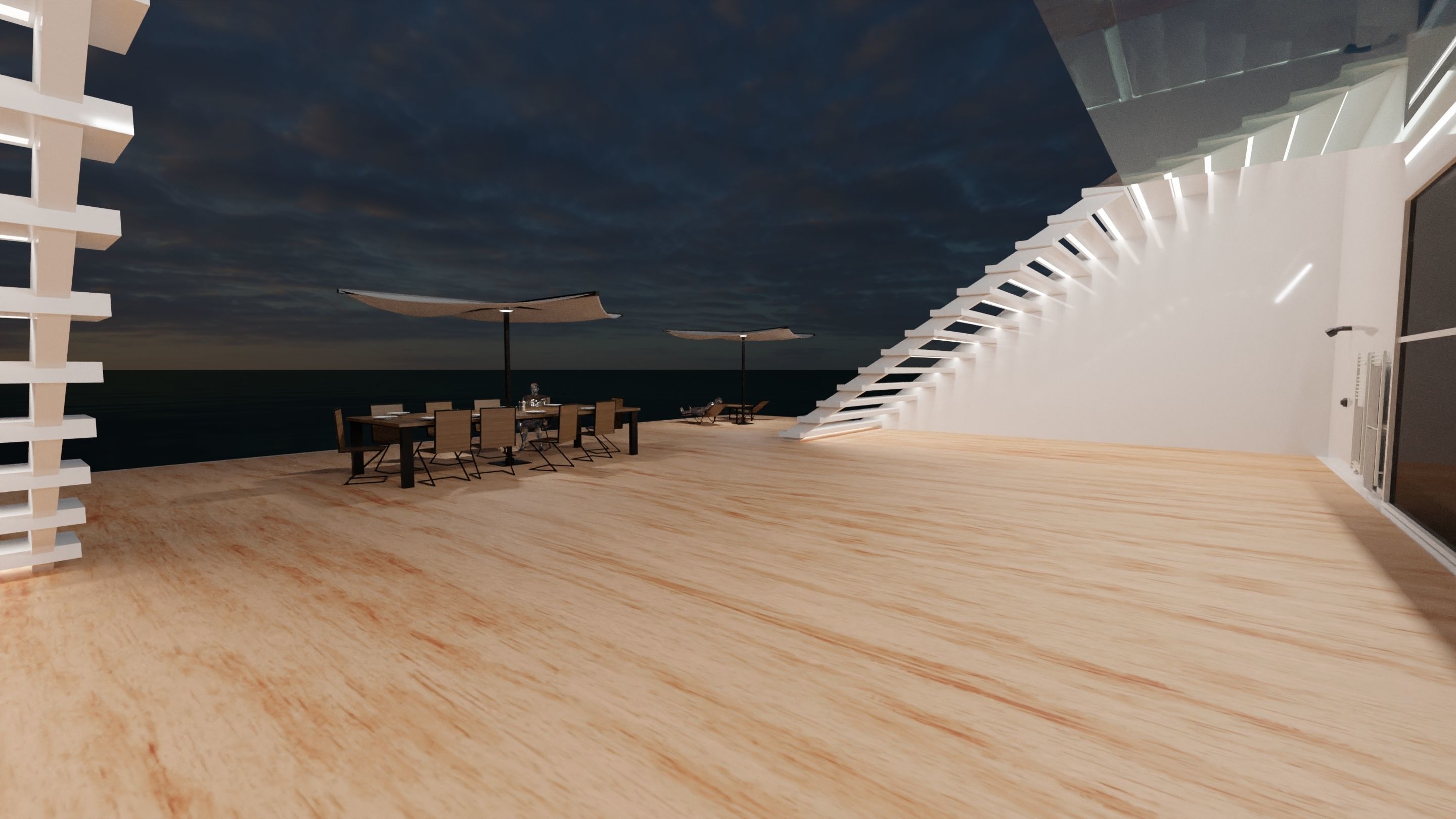 Mega Yacht -Vortex- 3D model_9