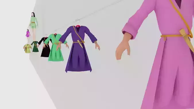 Modern Boutique 3d Model